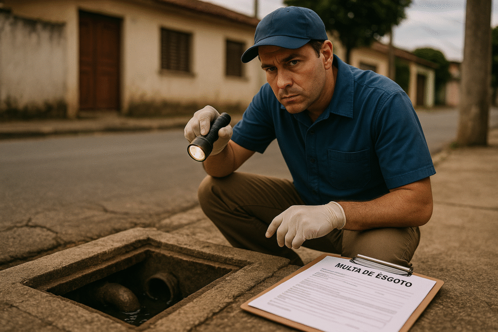 Multa de esgoto irregular: como evitar?